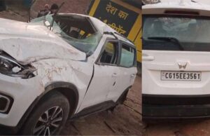 अंबिकापुर में राष्ट्रीय राजमार्ग पर हादसा, स्कार्पियो का पहिया निकला, एक्सीडेंट में 3 की मौत