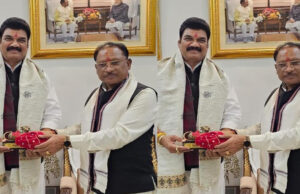 मुख्यमंत्री श्री साय से मध्यप्रदेश के खाद्य मंत्री श्री गोविंद सिंह राजपूत ने की सौजन्य मुलाकात