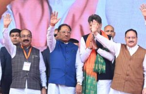 केन्द्रीय मंत्री नड्डा ने 1124 करोड़ रूपए के विभिन्न विकास कार्याें का किया लोकार्पण और शिलान्यास