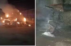 छत्तीसगढ़-रायगढ़ में दो गुटों में मारपीट और आगजनी, स्कूटी और नगर पालिका का वाटर एटीएम भी फूँका