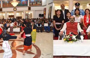 छत्तीसगढ़-राजभवन में राज्यपाल से मिलीं पूर्वोत्तर राज्यों से पढ़ने आईं छात्राएं, दी सांस्कृतिक प्रस्तुतियां