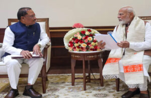 सीएम विष्णुदेव सायने दिल्ली में नरेंद्र पीएम मोदी से मुलाकात कर बस्तर के विकास का रोडमैप सौंपा