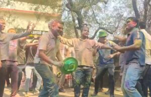 पुलिस परिवार होली का जश्न में डूबा, कलेक्टर, IG, SSP और कमिश्नर ने लगाए ठुमके