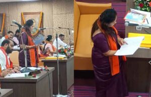 महापौर मीनल चौबे ने रायपुर नगर निगम के लिए अपना पहला किया बजट पेश