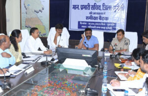 प्रभारी सचिव डॉ. एस. भारतीदासन ने कुपोषण मुक्ति के लिए विशेष अभियान चलाने के निर्देश