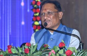 मुख्यमंत्री साय छत्तीसगढ़ पाठ्य पुस्तक निगम के नवनियुक्त अध्यक्ष राजा पांडेय के पदभार ग्रहण समारोह में हुए शामिल