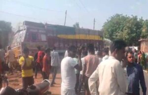 छतरपुर में झांसी-खजुराहो हाईवे पर दुर्घटना से बाइक सवार तीन लोगों की मौत, दो घायल