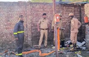 सहारनपुर की पटाखा फैक्ट्री में जोरदार विस्फोट, 3 मजदूरों के चिथड़े उड़ गए