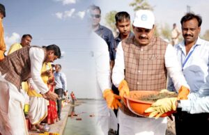 मुख्यमंत्री ने सारंगपुर में किया जल संरक्षण तथा अधोसंरचनात्मक विकास के विभिन्न कार्यों का भूमि-पूजन और लोकार्पण