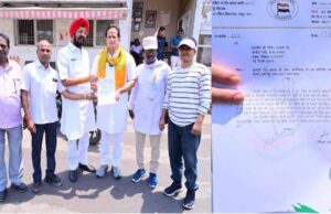 पूर्व विधायक विकास उपाध्याय ने टोल प्लाजा में अवैध वसूली मामले में केंद्रीय मंत्री गडकरी को लिखा पत्र