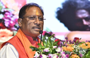 योग आयोग के नवनिर्वाचित अध्यक्ष के शपथ ग्रहण में शामिल हुए मुख्यमंत्री श्री विष्णु देव साय