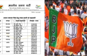 भाजपा स्थापना दिवस पर मंडल प्रभारियों की हुई घोषणा