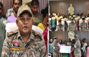बीजापुर में सरेंडर करने वाले 22 में से चार नक्सलियों के पर 26 लाख रुपये का इनाम घोषित था