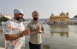 पैरालंपिक और अर्जुन पुरस्कार विजेता हरविंदर सिंह श्री दरबार साहिब हुए नतमस्तक, उन्हें सम्मानित भी किया