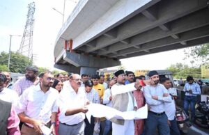 सुभाष नगर आरओबी के थर्ड लेग का निर्माण जल्द होगा शुरू, मंत्री सारंग ने किया स्थल का निरीक्षण