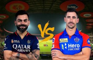 आज RCB और DC की बेंगुलरू में होगी भिड़ंत, सभी की नजरें विराट कोहली और मिचेल स्टार्क की टक्कर पर लगी