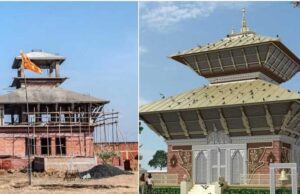 पशुपतिनाथ मंदिर की शैली पर इंदौर के पास आकार ले रहा मंदिर