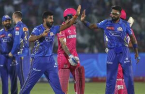 RR को प्लेऑफ से बाहर कर प्वाइंट्स टेबल में टॉप पर पहुंची मुंबई इंडियंस, 13 साल का रिकॉर्ड चकनाचूर