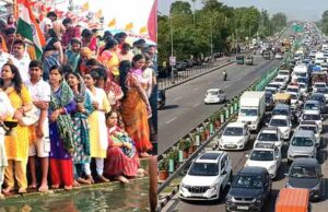 गंगा दशहरा पर्व पर धर्म नगरी में श्रद्धालुओं की उमड़ी भीड़