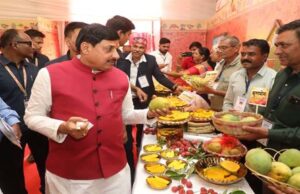 आम प्रदर्शनी में 34 किस्म के आम के स्टॉल लगाए गए