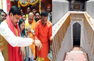 एक पेड़ मां के नाम अभियान में चिंतामण गणेश मंदिर परिसर में सिंदूर के पौधे का रोपण किया