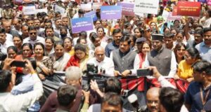 BJP का बड़ा प्रदर्शन, महिला आरक्षण पर सड़क पर उतरी पार्टी; CM ने विपक्ष को नारी अपमान याद दिलाया