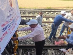 बुरहानपुर में नई रेल लाइन का ट्रायल सफल, महाराष्ट्र से कनेक्टिविटी में होगी वृद्धि, 135 की गति से दौड़ी ट्रेन