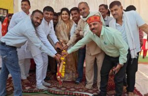 राज्यमंत्री गौर ने किया 6.20 करोड़ की लागत के सड़क निर्माण कार्य का भूमि-पूजन