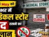 दवा दुकानों की बंदी से बुजुर्गों की चिंता बढ़ी, बोले- पत्नी को दवा नहीं मिली तो तबीयत बिगड़ जाएगी