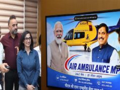 MP में एयर एम्बुलेंस सेवा को नई उड़ान, उप मुख्यमंत्री शुक्ल ने पोर्टल और मोबाइल ऐप लॉन्च किया