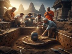 महाकालेश्वर मंदिर में खुदाई के दौरान मिला नया शिवलिंग, गुफानुमा संरचना भी निकली