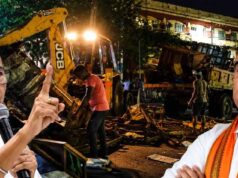 बंगाल में बुलडोजर एक्शन तेज, हावड़ा स्टेशन के बाहर अवैध दुकानों पर चला प्रशासन का डंडा