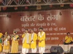 बादल अकादमी में सजी संस्कृति की महफिल, अमित शाह ने लिया लोकनृत्यों का आनंद