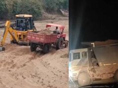 खनन माफियाओं पर प्रशासन का शिकंजा, महानदी क्षेत्र से 14 ओवरलोड हाइवा पकड़े गए