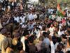 अनुमति के बिना प्रदर्शन पड़ा भारी, ग्रामीण कांग्रेस के 8 नेता हिरासत में
