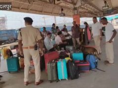 रेलवे सुरक्षा अलर्ट! जगदलपुर स्टेशन पर ‘शेरा’ संग ट्रेनों की सघन जांच