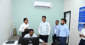 दो माह में भारत सरकार के अधिकारियों का तीसरा दौरा, सचिव ने की सराहना