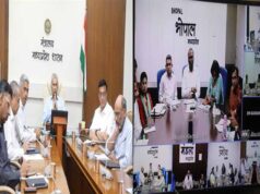 मुख्य सचिव जैन ने ली सभी कलेक्टर, नगरीय निकाय, पंचायत, पीएचई एवं जल निगम के अधिकारियों की बैठक