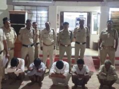 कॉम्बिंग गश्त में 2500 से अधिक पुलिसकर्मी मैदान में उतर