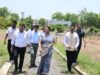 स्वच्छता, आवास, तालाब सौंदर्यीकरण एवं ईको पार्क का किया अवलोकन