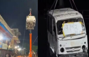 मोहर्रम जुलूस में विस्फोटक प्रदर्शन का VIDEO वायरल, उज्जैन में हवा में लटकी वैन बनी चर्चा का विषय