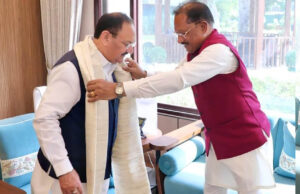 जेपी नड्डा से मिले CM विष्णुदेव साय, स्वास्थ्य सेवाओं और किसानों के मुद्दों पर हुई अहम चर्चा