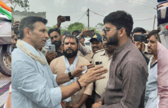 निष्कासन के खिलाफ रतलाम से भोपाल तक पैदल मार्च, PCC के बाहर कांग्रेस कार्यकर्ताओं का धरना
