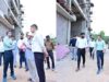 निर्माणाधीन जगदेव राम उरांव कल्याण आश्रम चिकित्सालय का प्रभारी सचिव अंकित आनंद ने किया निरीक्षण, कार्यों का लिया जायजा