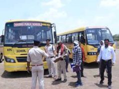 51 स्कूल बसों की जांच, 5 नियमों का उल्लंघन करती मिलीं; कार्रवाई कर काटे चालान
