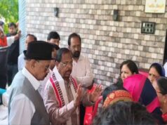 भाजपा नेता विक्रमादित्य ने नौगई ट्रिपल मर्डर पीड़ित परिवार से की मुलाकात, सख्त कार्रवाई की उठाई मांग