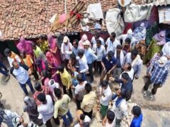 अवैध मकानों को खाली करने के नोटिस पर धमतरी में बवाल, ग्रामीणों ने राजस्व अमले का किया घेराव