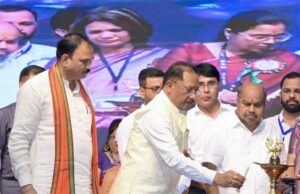 एनएचएम कर्मचारी संघ के प्रदेश स्तरीय महासम्मेलन में शामिल हुए मुख्यमंत्री