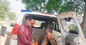 गुना के डायल-112 हीरोज घायल हिरण के शावक को सुरक्षित वन विभाग के सुपुर्द किया