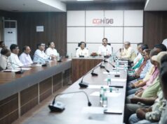 निर्माण कार्यों में तेजी लाने मंडल अध्यक्ष ने ठेकेदारों को दिए निर्देश